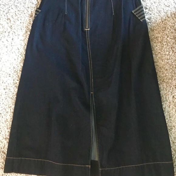 Denim midi skirt - Picture 4 of 8